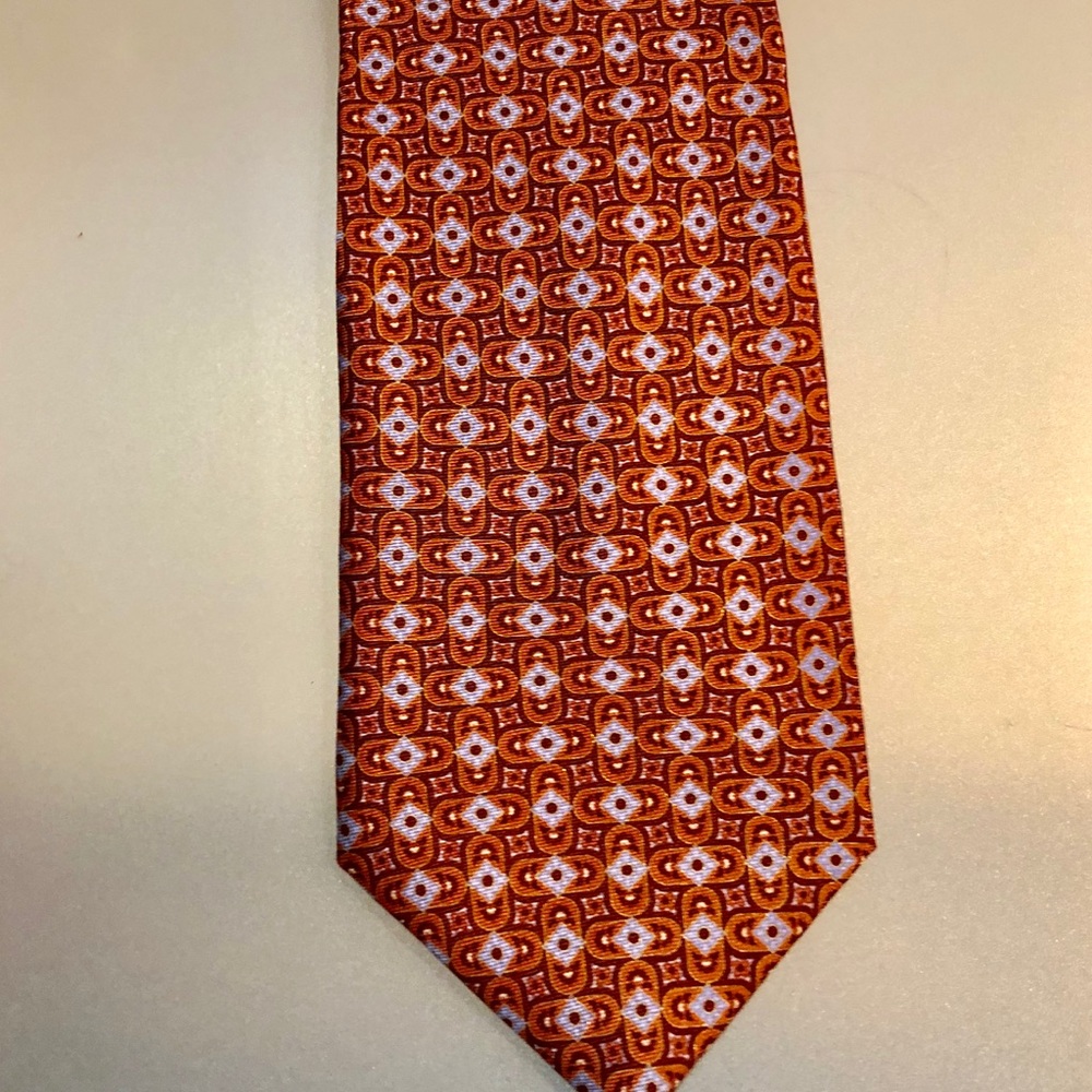 Cerruti 1881 Printed silk tie.